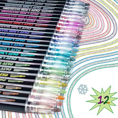 Magic Double Line Pens
