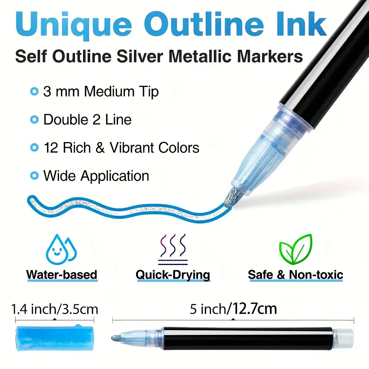 Magic Double Line Pens