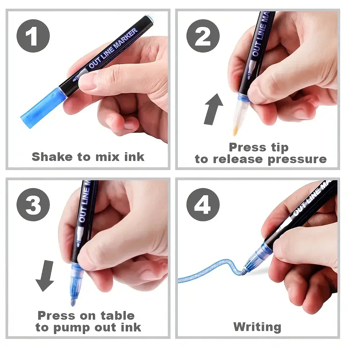 Magic Double Line Pens