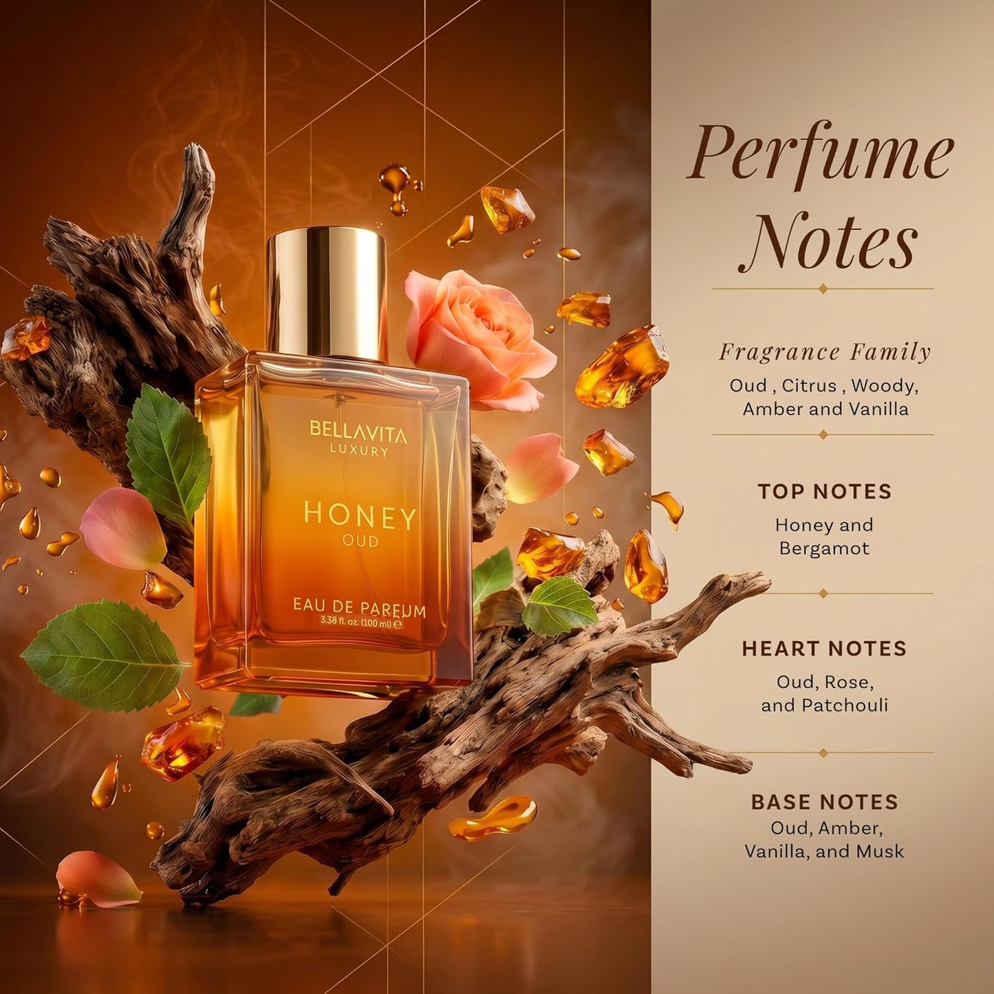 Bellavita Honey Oud Perfume