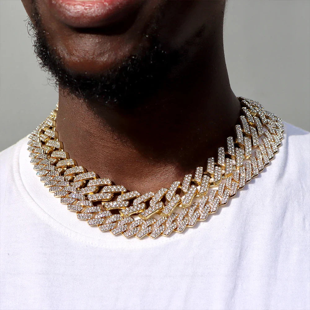 Blinged Cuban Link Chain