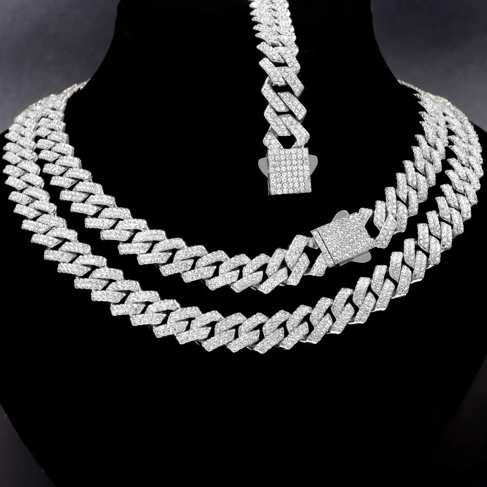 Blinged Cuban Link Chain