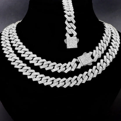 Blinged Cuban Link Chain