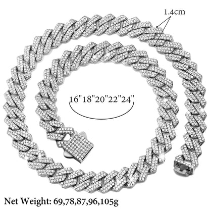 Blinged Cuban Link Chain