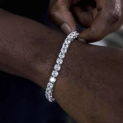 Trendy Men's Crystal Bracelet