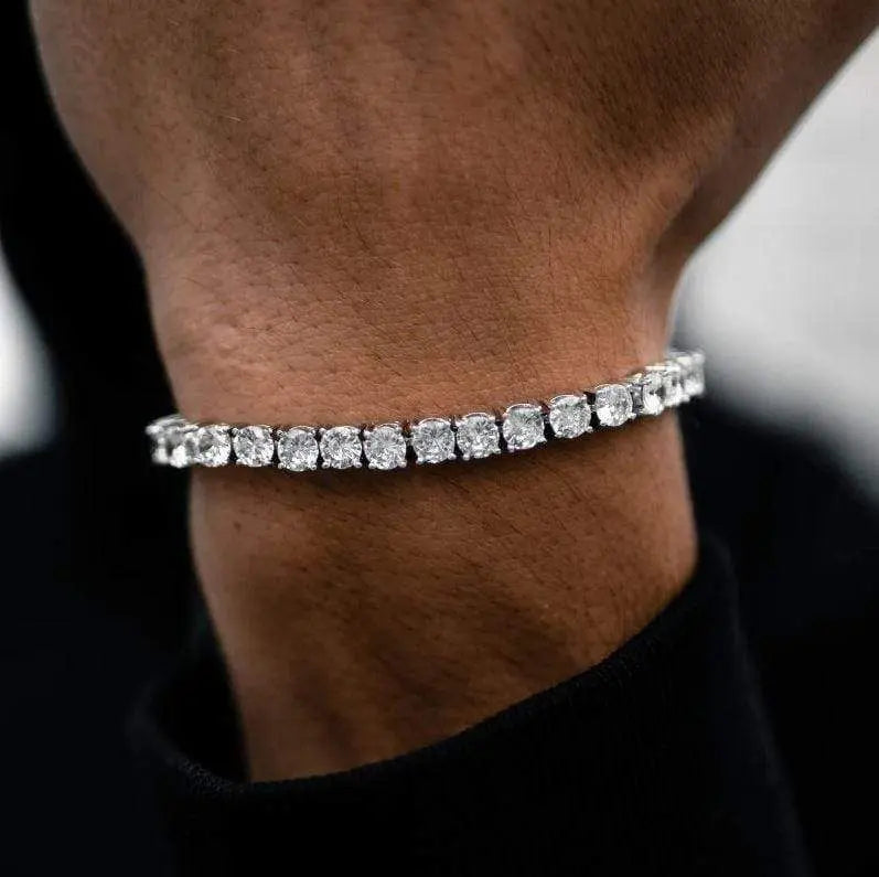 Trendy Men's Crystal Bracelet